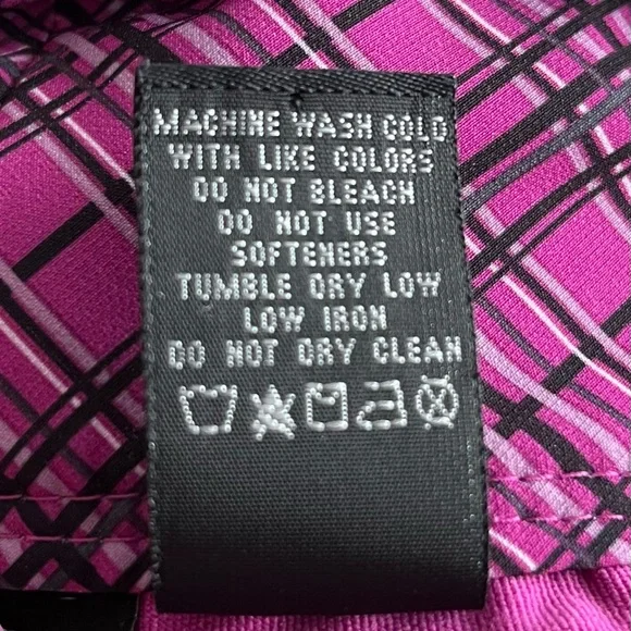 •All by JoFit• Golf/Tennis Pink & Black Plaid Skort - Size 6 - Picture 9 of 10